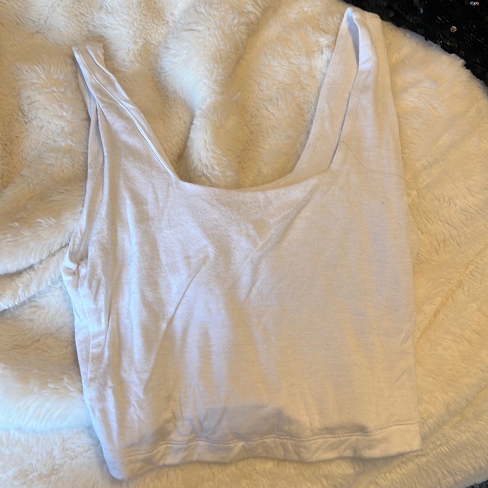 White tank top